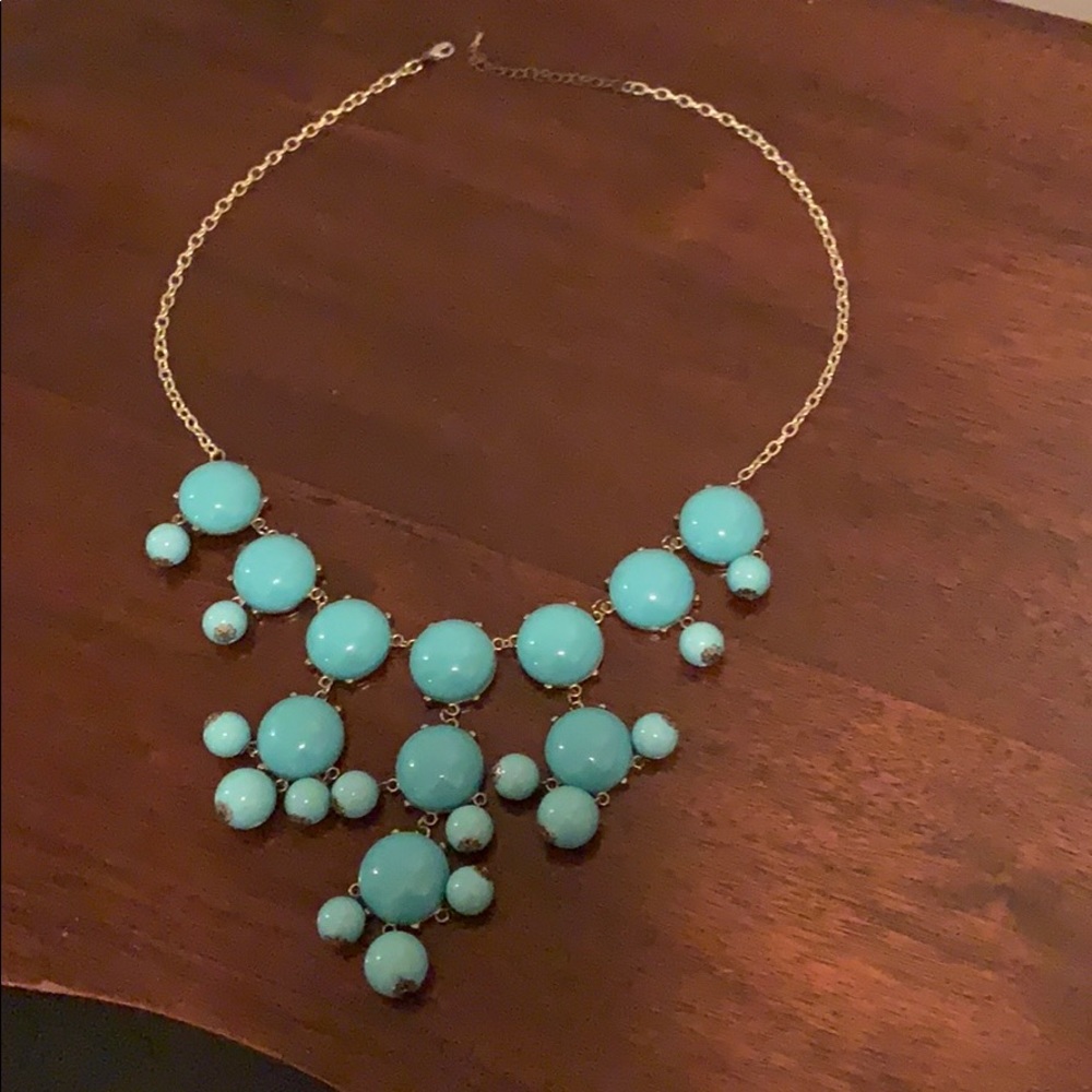 Chunky turquoise necklace